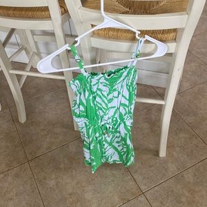 lily pulitzer romper. size kids large(10-12).